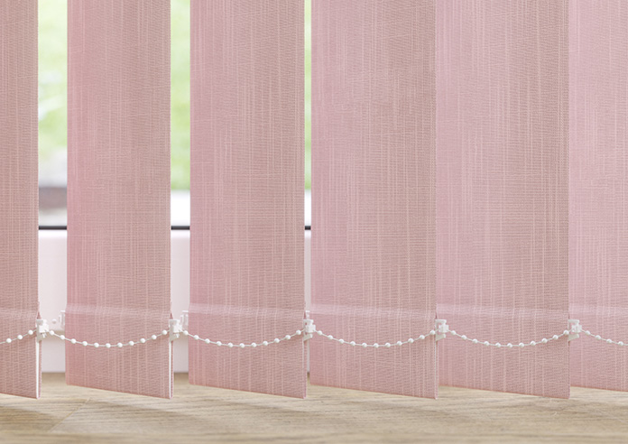 Brindisi, Light Pink - Vertical Blind Slats - Image 3